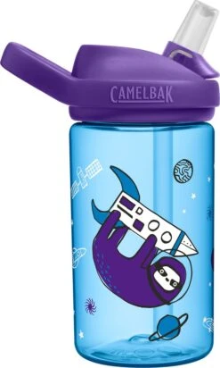 CamelBak Eddy+ Kids - Drinkfles - 400 Ml - Blauw (Sloths In Space) -Waterfles Voor Buiten 719x1200 9
