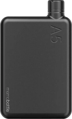 Memobottle A5 Bottle Stainless Steel 1050ml Black