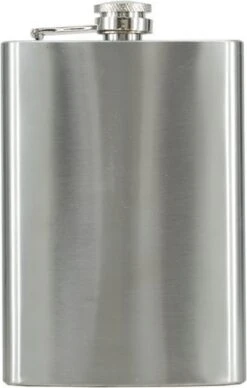 Merkloos Platvink - Heupfles - 240ml