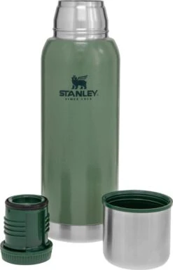Stanley The Stainless Steel Vacuum Bottle 1,0L - Thermosfles - Hammertone Green 10 Stanley The Stainless Steel Vacuum Bottle 1,0L - Thermosfles - Hammertone Green -Waterfles Voor Buiten 772x1200 6