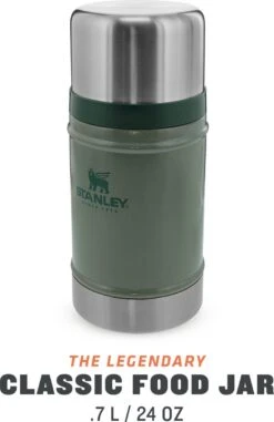 Stanley The Legendary Classic Food Jar 0,7L - Thermosfles - Hammertone Green -Waterfles Voor Buiten 778x1200 2