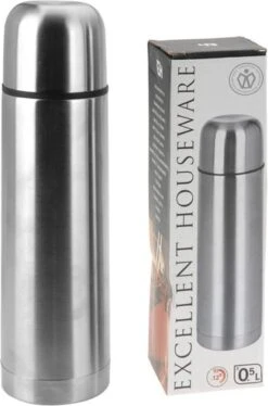 Merkloos Excellent Houseware Bullet Isolatiekan - 0,5 L - RVS -Waterfles Voor Buiten 792x1200 1