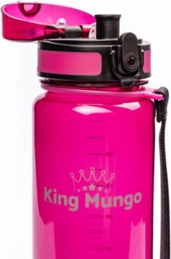 1 Liter Drinkfles - Vaatwasserbestendig - Sport Bidon Drinkbus King Mungo 1000ml Paars/rood -Waterfles Voor Buiten 794x1200 3