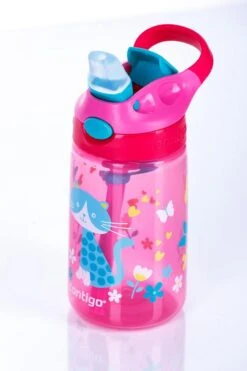 Contigo Gizmo Flip Drinkfles Kids - Cherry Cat Print - 420ml -Waterfles Voor Buiten 800x1200 6