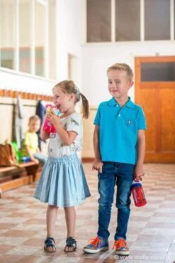 Contigo Gizmo Flip Drinkfles Kids - Cherry Cat Print - 420ml -Waterfles Voor Buiten 801x1200