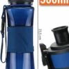Drinkfles Herbruikbare Waterfles | 500 Ml Donker Blauw | Vaatwasserbestendig Drinkbus Bidon | King Mungo KMDF004 -Waterfles Voor Buiten 813x1200 1