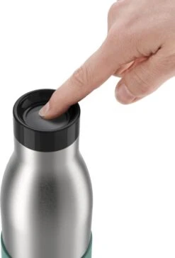 Tefal Bludrop Sleeve Thermosfles - RVS Groen -Waterfles Voor Buiten 815x1200
