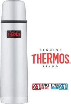 Thermos Isoleerfles - Thermax - 1 Liter - Zilver -Waterfles Voor Buiten 819x1200
