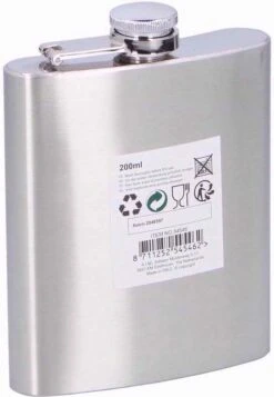 Non-branded Heupfles 200 Ml Staal Chroom 6 Non-branded Heupfles 200 Ml Staal Chroom -Waterfles Voor Buiten 831x1200 1