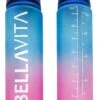 BELLAVITA Drinkfles - Blauw / Roze - Waterfles - Drinkfles Volwassenen - Drinkfles Kinderen - Drinkfles 1 Liter - Fles - 1 Liter - 1000ml - Tritan - Fruitfilter- BPA-vrij - 100% Lekvrij -Waterfles Voor Buiten 833x1200