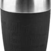 Tefal Travel Mug Thermobeker - 200 Ml - RVS/Zwart -Waterfles Voor Buiten 844x1200