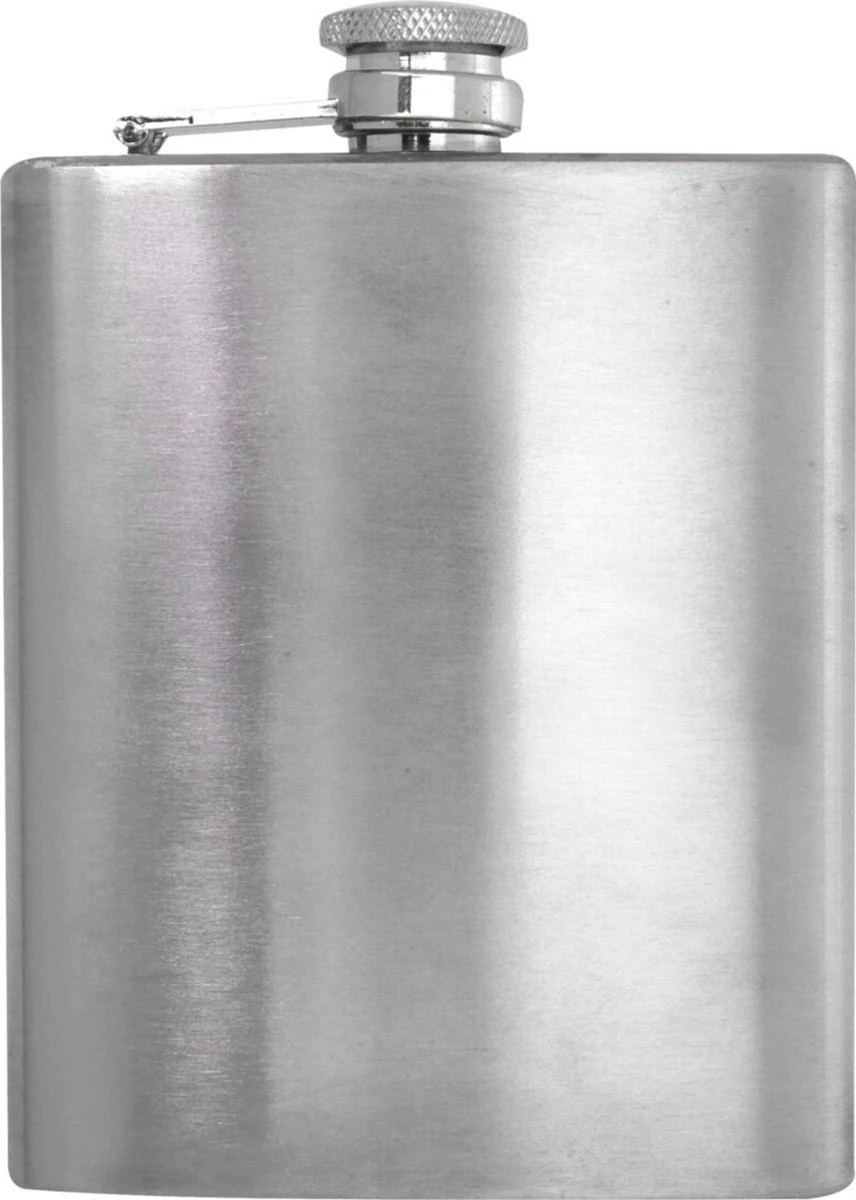 Merkloos Premium RVS Heupfles Met Schroefdop - 200 Ml - 12x9cm 9 Merkloos Premium RVS Heupfles Met Schroefdop - 200 Ml - 12x9cm - Afbeelding 7