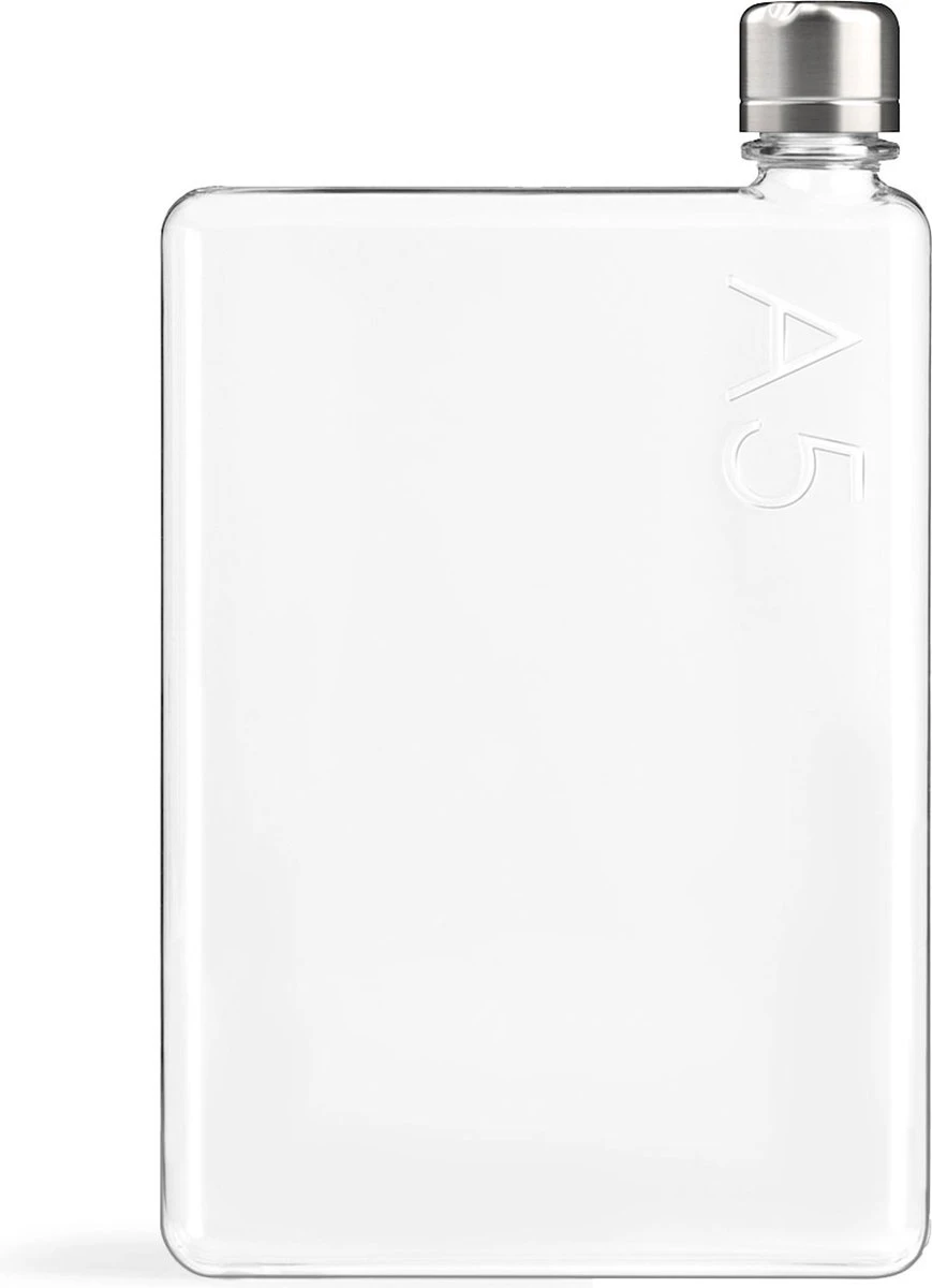 Memobottle A5 - Drinkfles In A5 Formaat - Plastick 3 Memobottle A5 - Drinkfles In A5 Formaat - Plastick