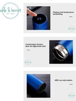 Thermoskan - Thermosfles 500 Ml - Temperatuur Display - 500 Ml - RVS - Wit - Able & Borret 10 Thermoskan - Thermosfles 500 Ml - Temperatuur Display - 500 Ml - RVS - Wit - Able & Borret -Waterfles Voor Buiten 902x1200 1