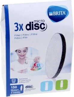 BRITA - Waterfilterpatroon MicroDisc 3-Pack -Waterfles Voor Buiten 914x1200 1