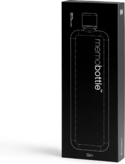 Memobottle Slim - Drinkfles - Transparant - 450ML -Waterfles Voor Buiten 919x1200 1