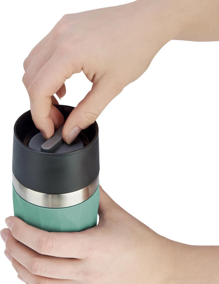 Tefal Compact Travel Mug Compact Thermosfles - 0,3 L - Groen 8 Tefal Compact Travel Mug Compact Thermosfles - 0,3 L - Groen - Afbeelding 6
