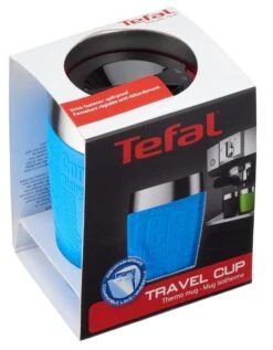 Tefal TRAVEL CUP K30833 Isoleerbeker - Inhoud 0.2L RVS / Blauw -Waterfles Voor Buiten 934x1200 2