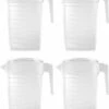 Merkloos Pakket Van 4x Stuks Kunststof Schenkkannen/waterkannen Van 2 Liter - 2000 Ml - Feest/partij/zomer -Waterfles Voor Buiten 949x1200 2
