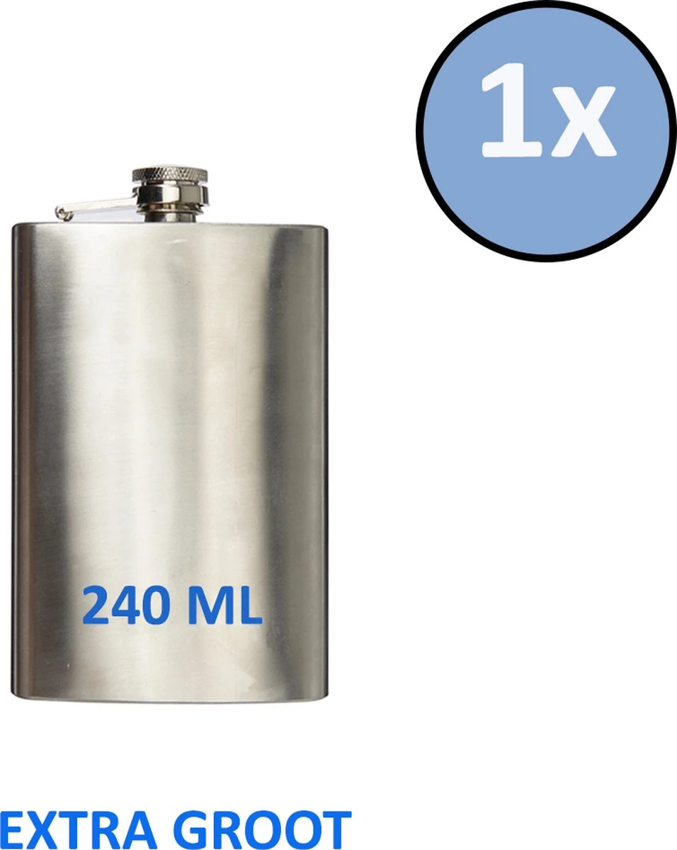 Lupine Heupfles - Platvink - Veldfles - 240 ML - Groot 3 Lupine Heupfles - Platvink - Veldfles - 240 ML - Groot