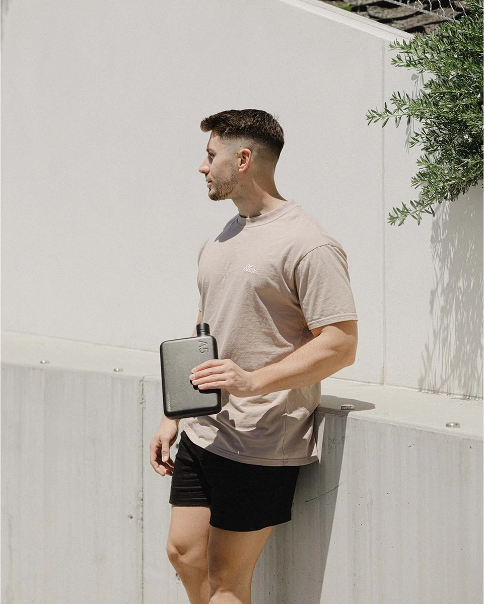 Memobottle A5 Bottle Stainless Steel 1050ml Black 6 Memobottle A5 Bottle Stainless Steel 1050ml Black - Afbeelding 4