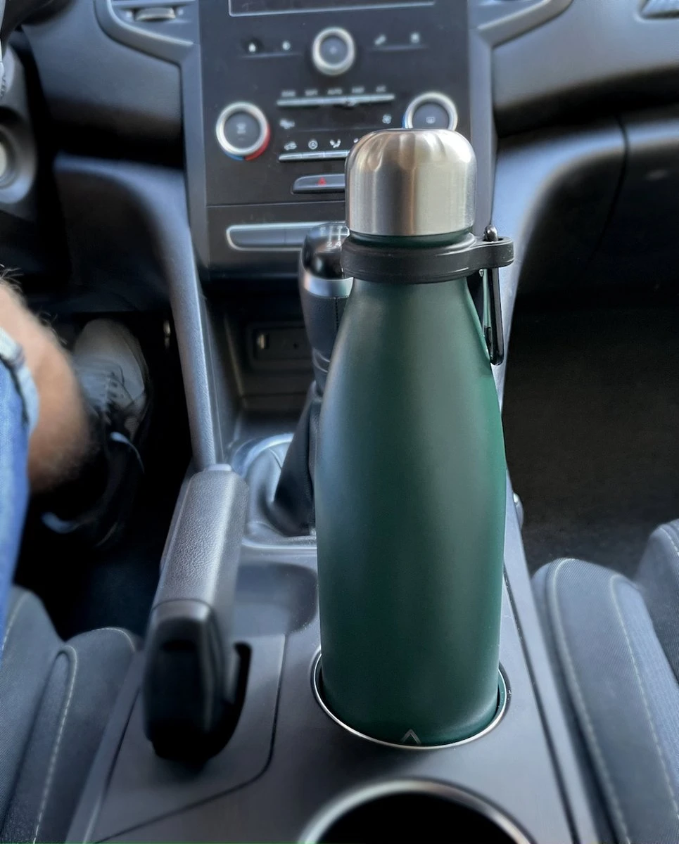 Wattamula Design Eco RVS Drinkfles - Mosgroen - Extra Dop Met Rietje En Carrier - 500 Ml - Waterfles - Thermosfles - Sport 7 Wattamula Design Eco RVS Drinkfles - Mosgroen - Extra Dop Met Rietje En Carrier - 500 Ml - Waterfles - Thermosfles - Sport - Afbeelding 5