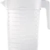 Forte Plastics - Schenkkan Met Deksel - Kunststof - Wit - 1 Liter -Waterfles Voor Buiten 971x1200
