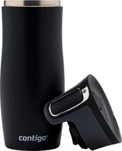 Contigo Westloop Drinkfles - Matte Black - 470ml - Zwart -Waterfles Voor Buiten 973x1200